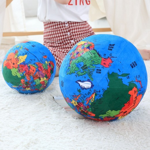 Simulation Earth Pillow Plush ToyLearning