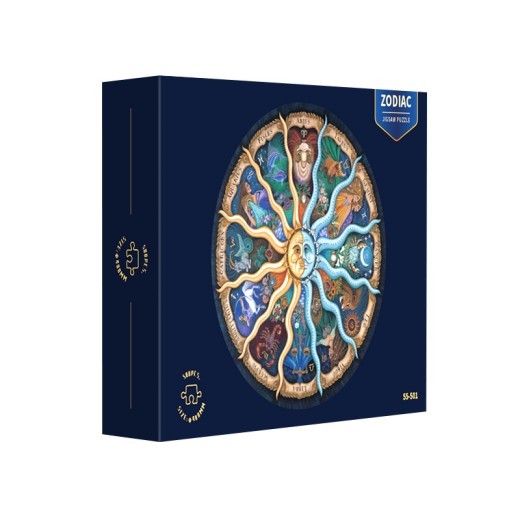 Round Puzzle 1000 Pieces Of The Earth Starry Sky