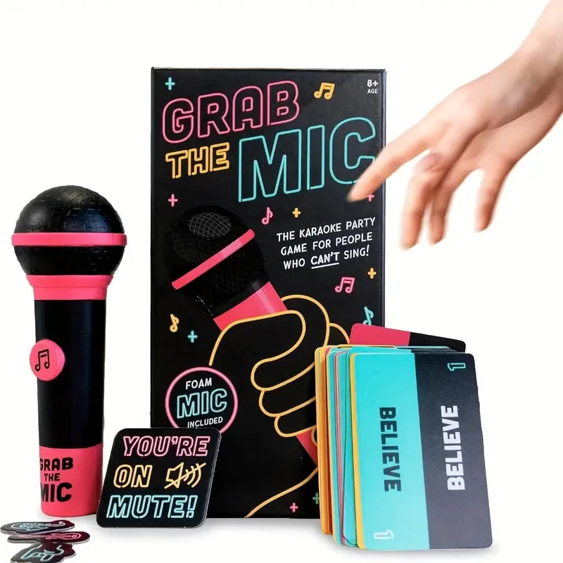 Lucky Egg Exciting Grab The Mic - The Family Karaoke Game