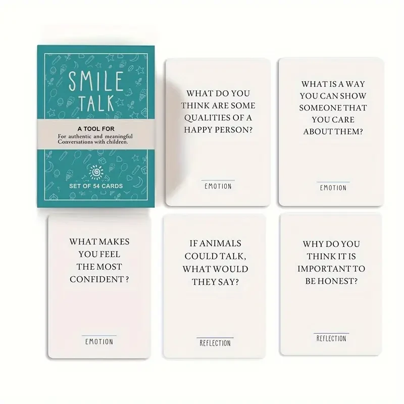 A Box of SMILE TALK Parent- Game Cards