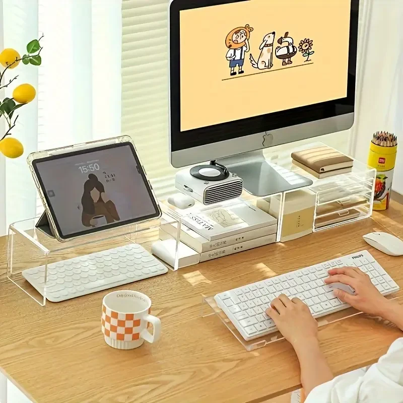 Transparent Acrylic Keyboard Stand