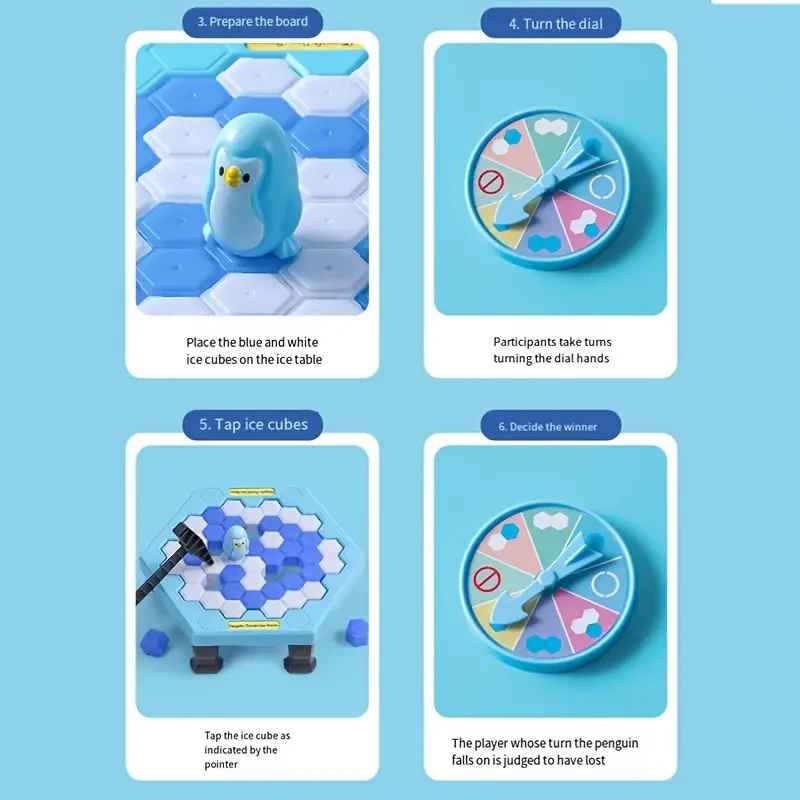 Interactive Penguin Ice Breaker Board Game
