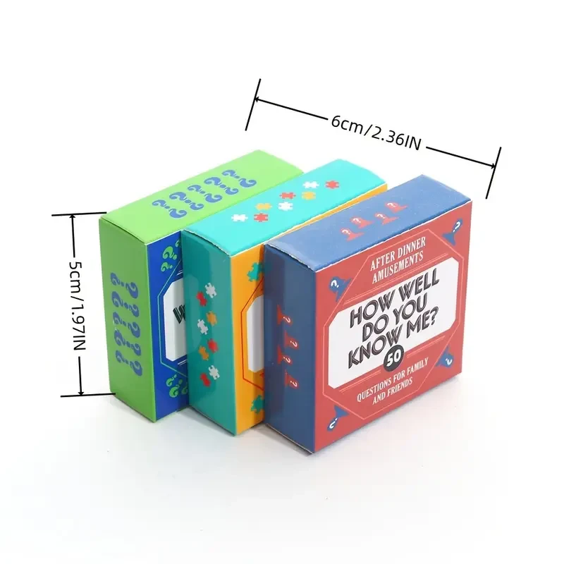 A Full Set of 3pcs After Dinner Amusement Interactive Drink Game