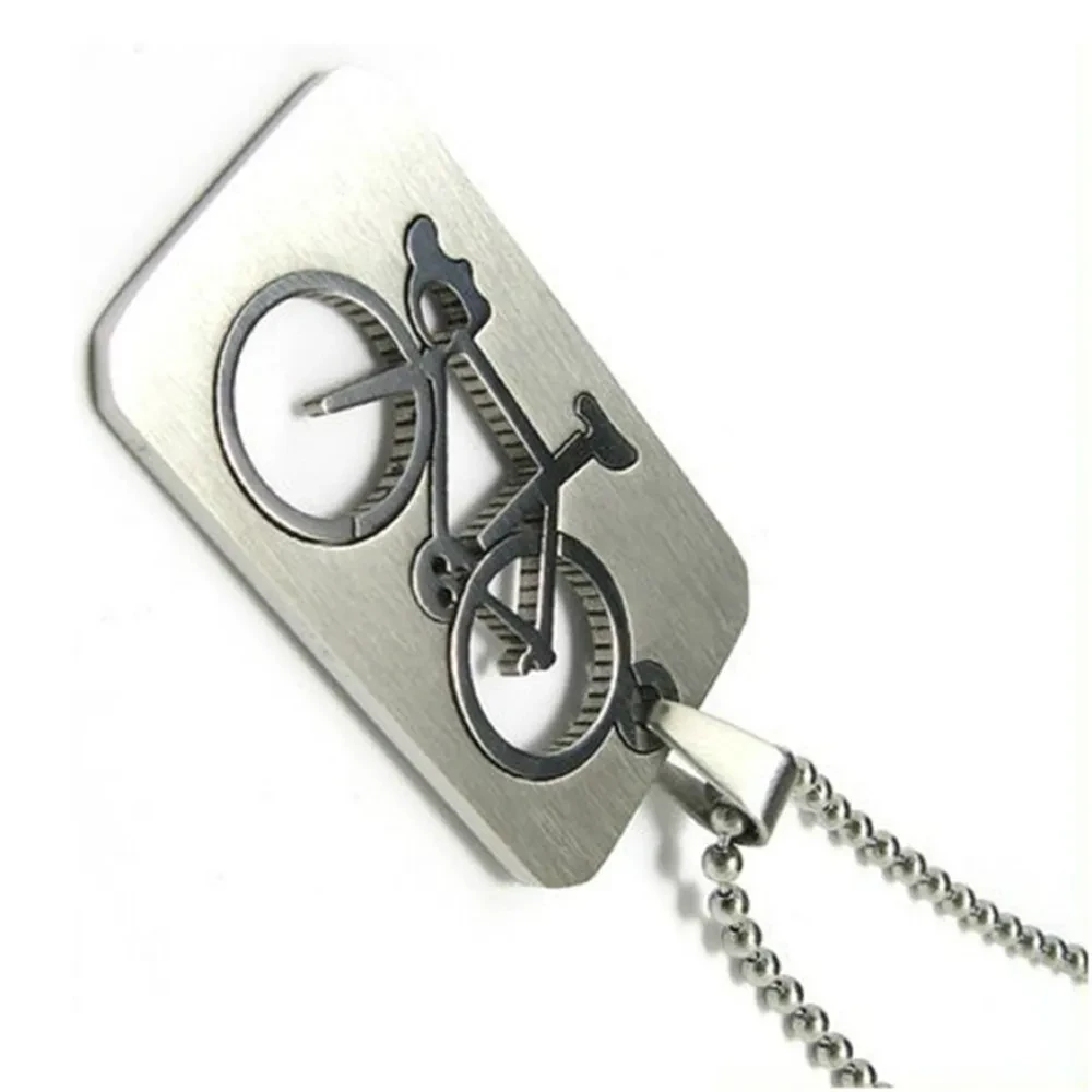 Personalized Wire-Cut Bicycle Pendant Tag