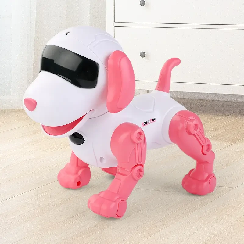 LED Eyes and Voice Interactive Robot Dog