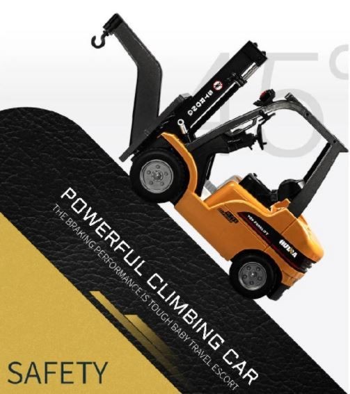 RC Alloy Forklift, HUINA 1577, 1:10, 2.4G, Rechargeable