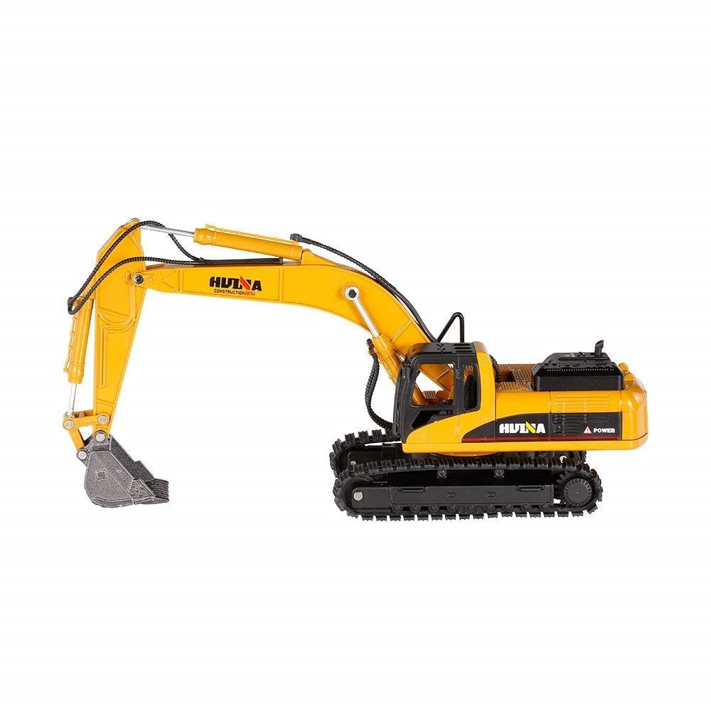 Die-cast Digger Excavator, HUINA 1:50, Die-cast Metal Excavator Model
