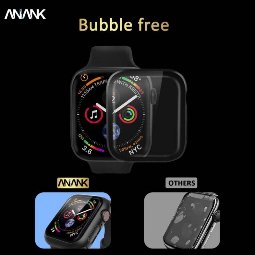 Apple Watch 44MM Screen Protector with Case, for 4,5,6, High Quality
