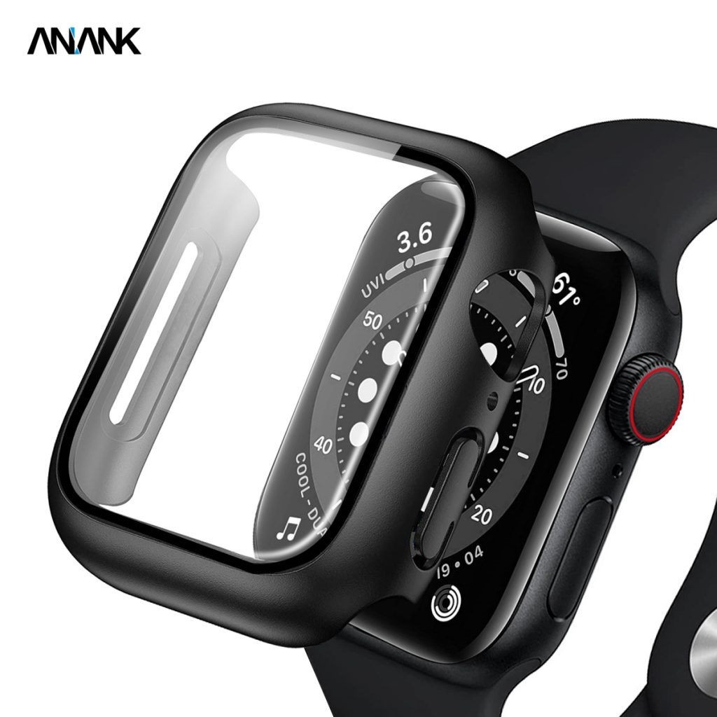 Apple Watch 44MM Screen Protector with Case, for 4,5,6, High Quality