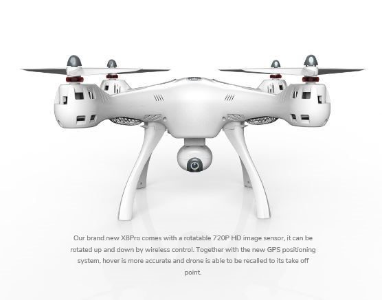 Drone, RC Drone, Syma X8 Pro With FPV GPS HD Camera