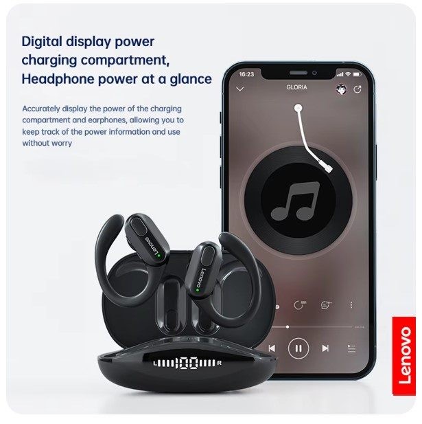 Lenovo XT80 True Wireless Earphones with Noise Reduction Earhooks