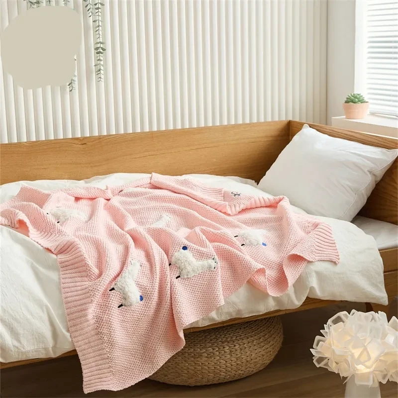 Embroidered Knitted Children's Blanket