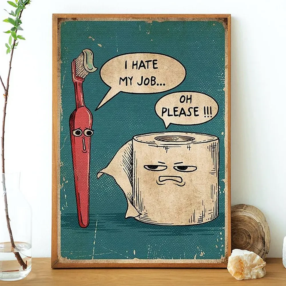 Funny Bathroom Signs for Work