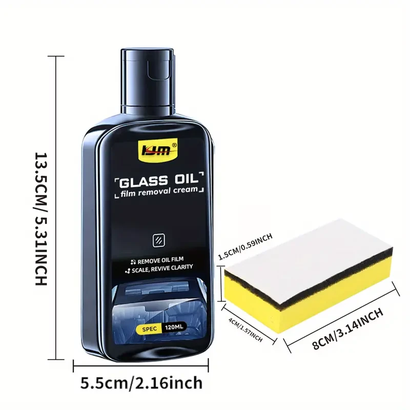 Streak-Free Gloss Windshield & Rearview Mirror Cleaner