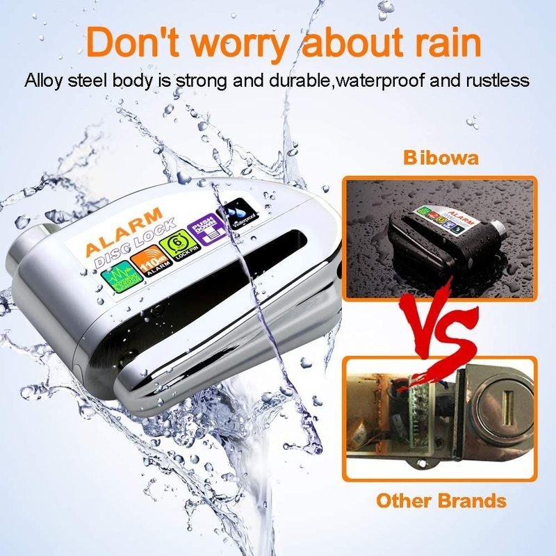 Anti-theft Motorcycle Motorbike Alarm Disc Lock