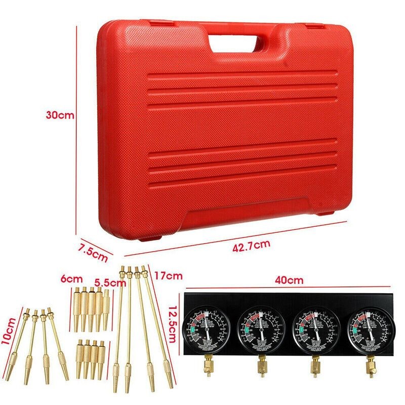 Carburetor Vacuum Synchronizer Gauges Tool Kit
