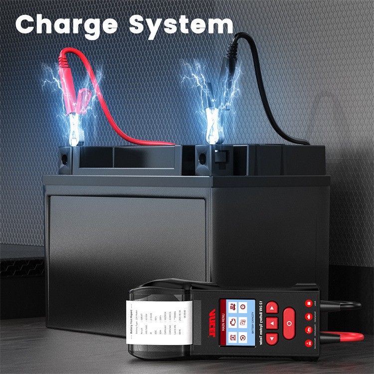 Automobile Battery Tester Battery Power Internal Resistance Life Detection Printing Model