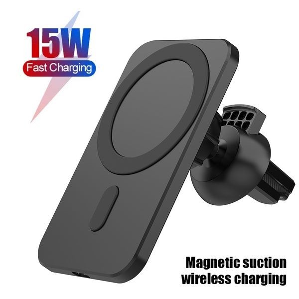 Magsafe Wireless Car Charger for iPhone12 13 and 14. Black