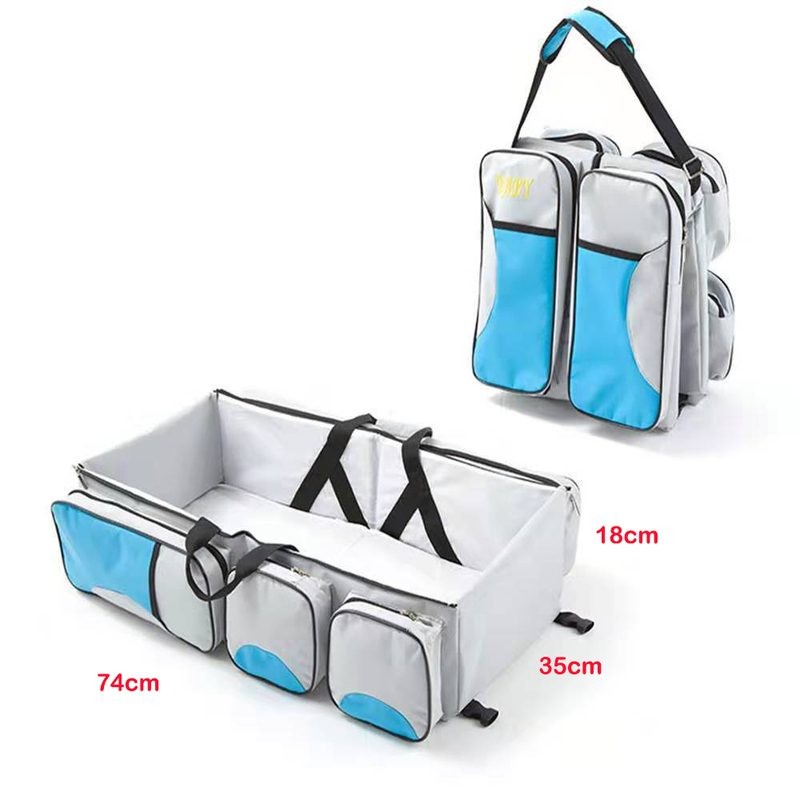 Nappy Bag 3 in 1 BLUE