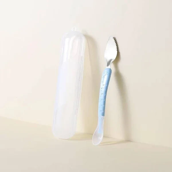 Double Head Baby Silicone Food Spoon