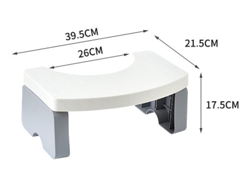 Toilet Step Stool Bathroom Footstool Blue