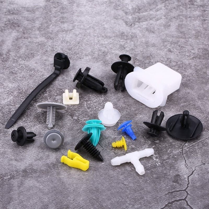 730pcs Car Body Plastic Push Pin Rivet Fasteners Clips Trim Moulding Kit