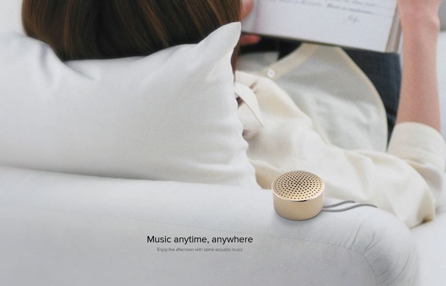 Bluetooth Speaker, Mi Bluetooth Speaker Mini, Full metal, Built-in microphone