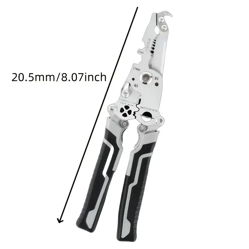 1PC18-in-1 Foldable Wire Stripper Manual Tool for Stripping