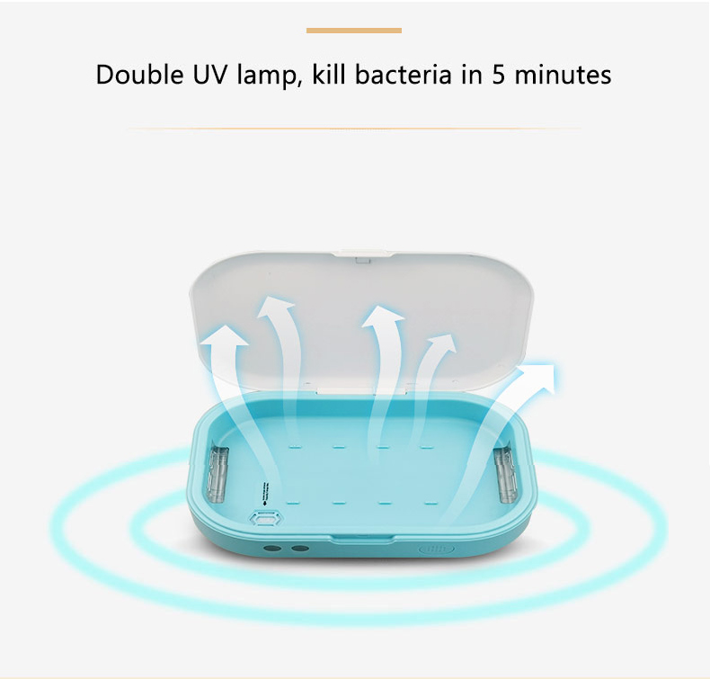 Mobile phone sterilizer mask