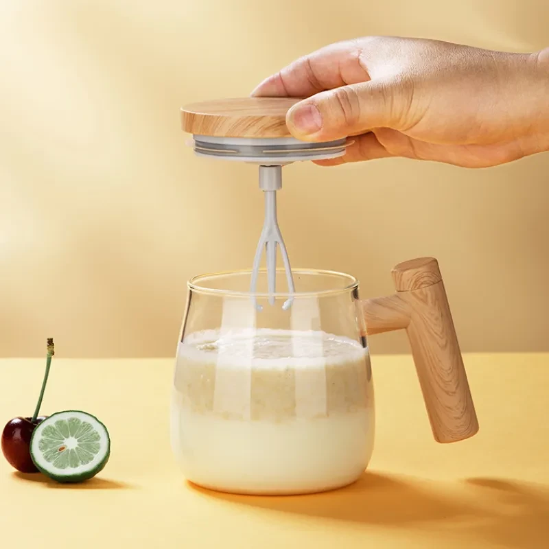 400ML Self Stirring Coffee Mug Electric Mixing Glass Coffee CupHigh Speed Fast Automatic Coffee Cup