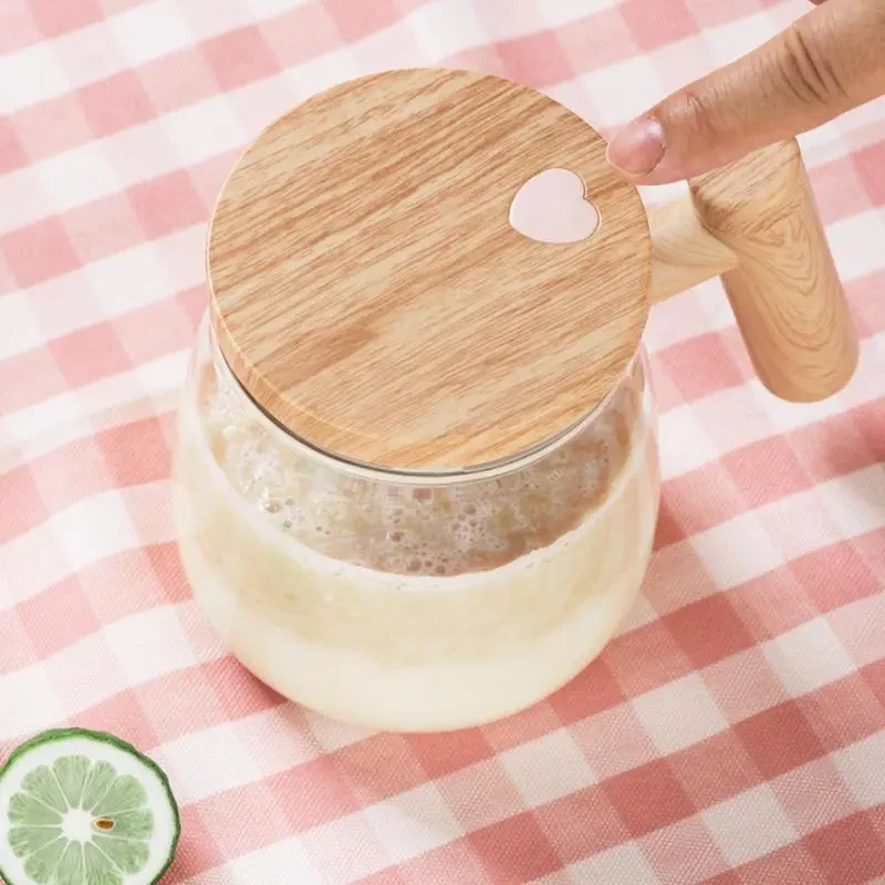 400ML Self Stirring Coffee Mug Electric Mixing Glass Coffee CupHigh Speed Fast Automatic Coffee Cup