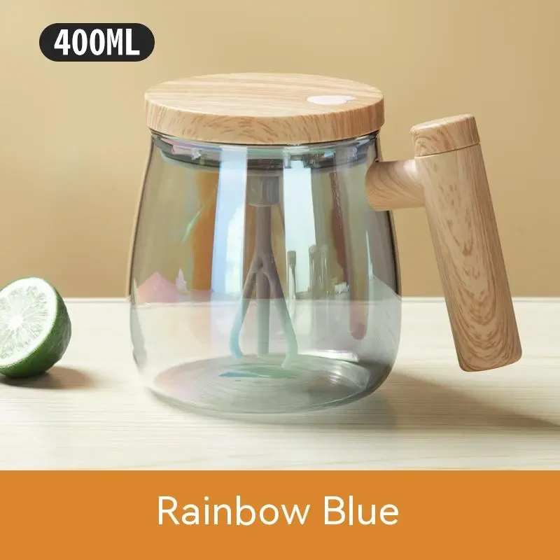 400ML Self Stirring Coffee Mug Electric Mixing Glass Coffee CupHigh Speed Fast Automatic Coffee Cup