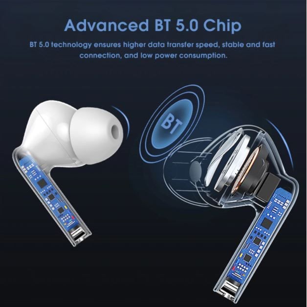 True Wireless Earbuds, Lenovo Brand, High Quality, Black