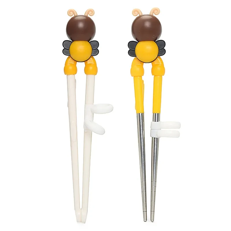Stainless steel children's practice chopsticks