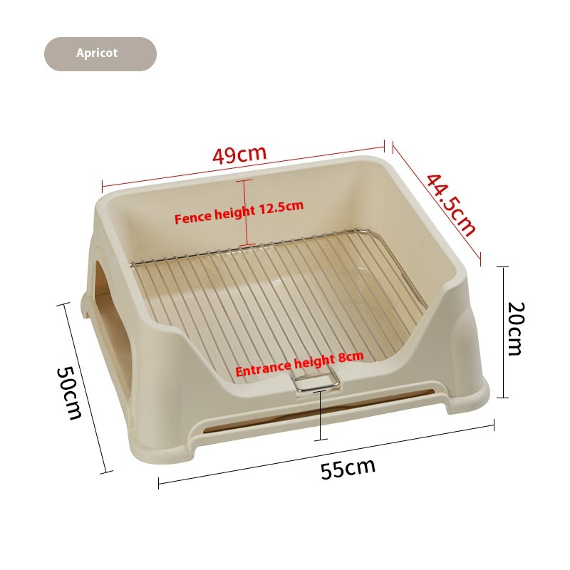 Large Stainless Steel Mesh Frame For Dog Restroom