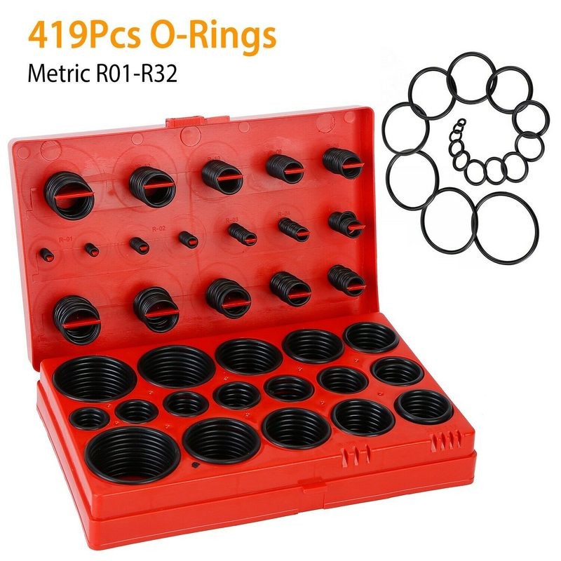 419pcs Universal O-Ring Assortment Kit