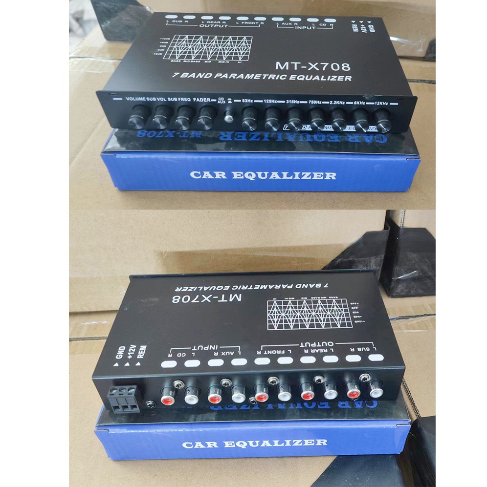 New Car Equalizer 7-segment Tuning Division