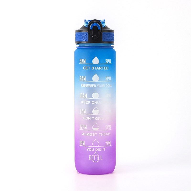 1L Water Bottle Gym Sports Drink Bottle