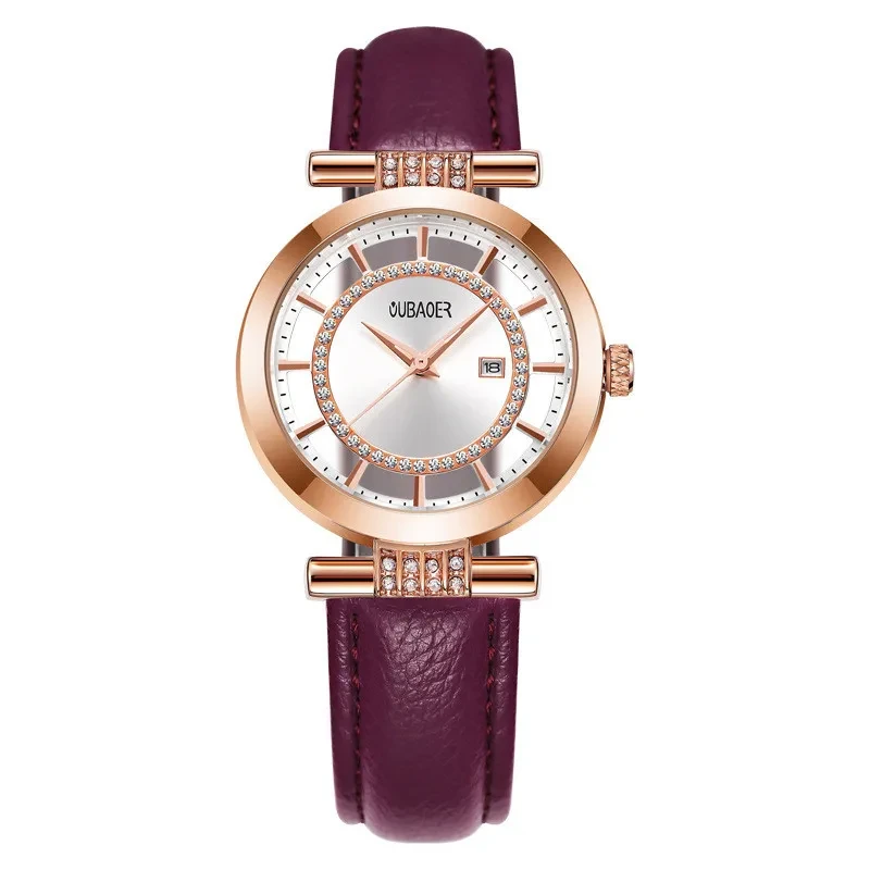 Rhinestone Personalized Hollow Watch