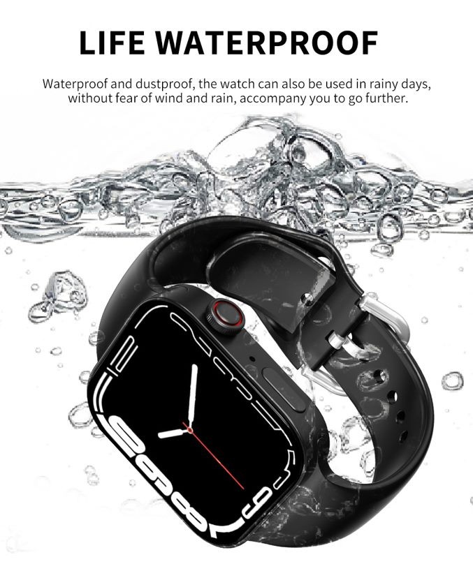 Smart Watch, KUMI KU2 MAX, Black, 1 Year Warranty