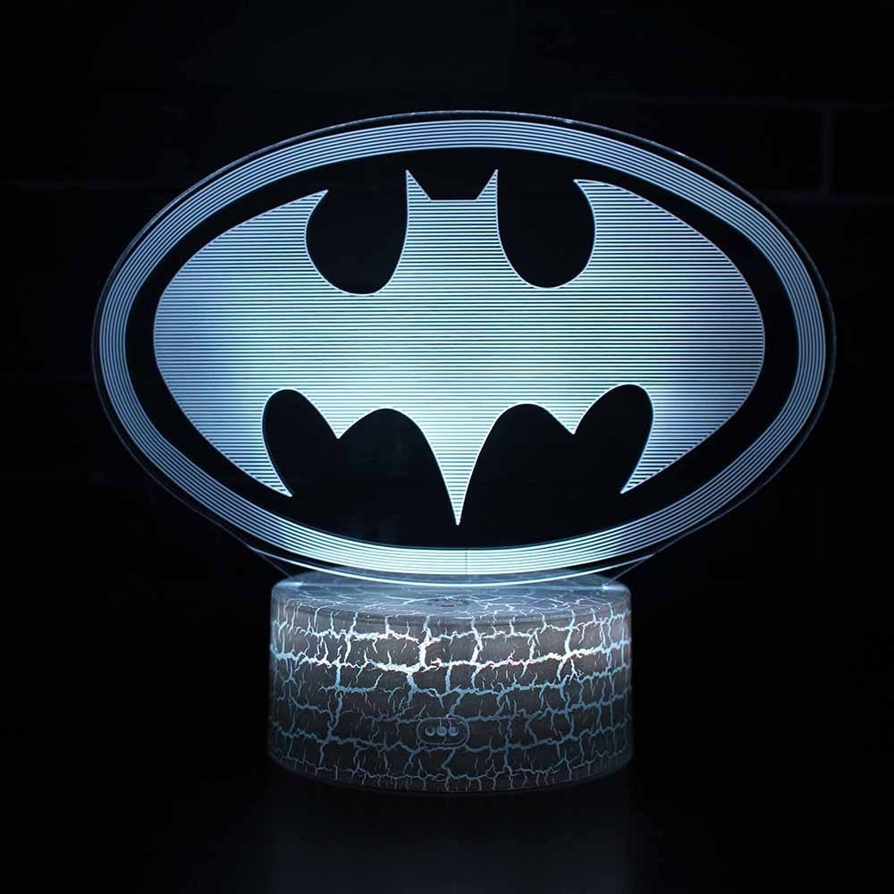 Car 3D Night Lamp LED Light, Power By USB, 7 Changeable color