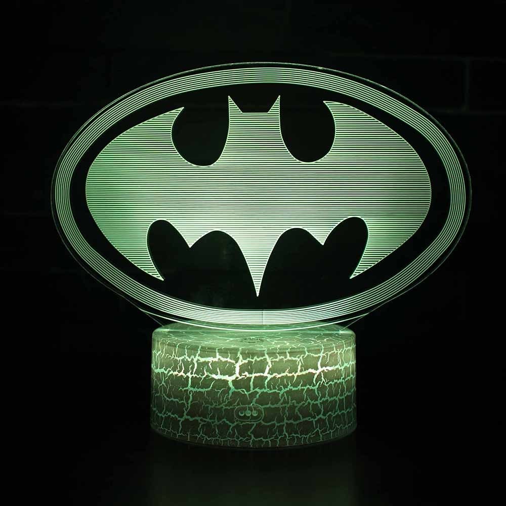 Car 3D Night Lamp LED Light, Power By USB, 7 Changeable color
