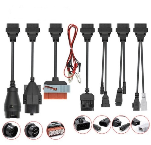Auto Wire Car Lines 8 Car Cables For Tcs Car Diagnostic Tool