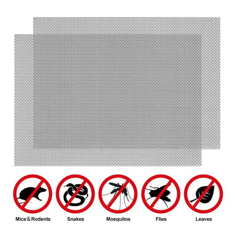6pcs Metal Mesh Screen Sheets Steel Filter Plates