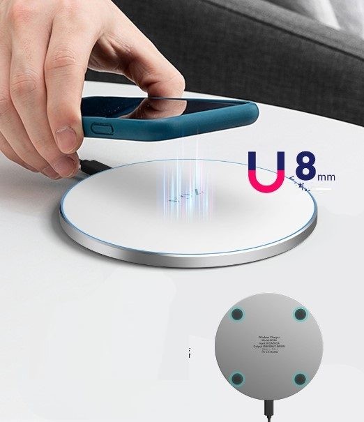 Ultra thin Wireless Charger, 15W Fast Charging.
