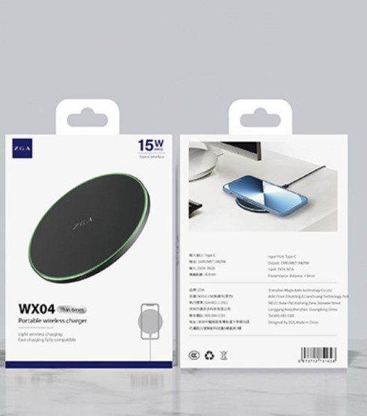 Ultra thin Wireless Charger, 15W Fast Charging.