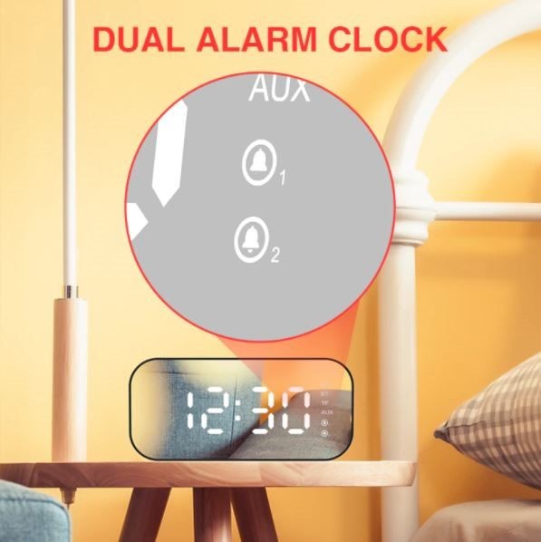 Wireless Bluetooth Speaker with Alarm Clock, Time Display, FM. Havit Brand