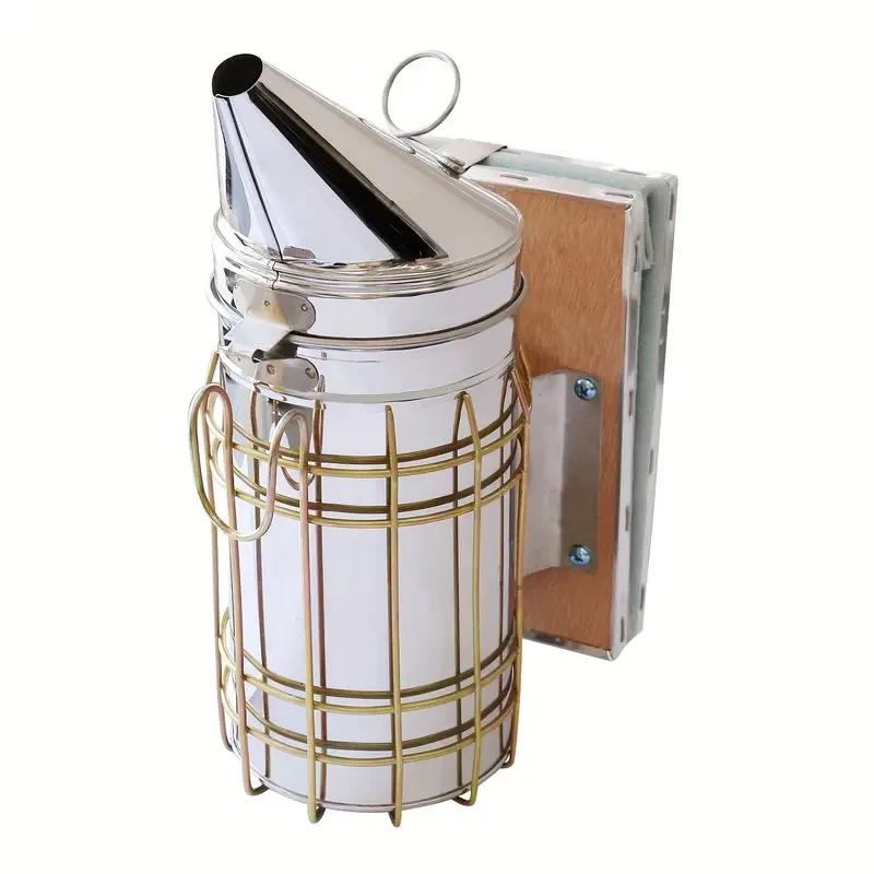 Stainless Steel Bee Hive Smoker With Heat Shield