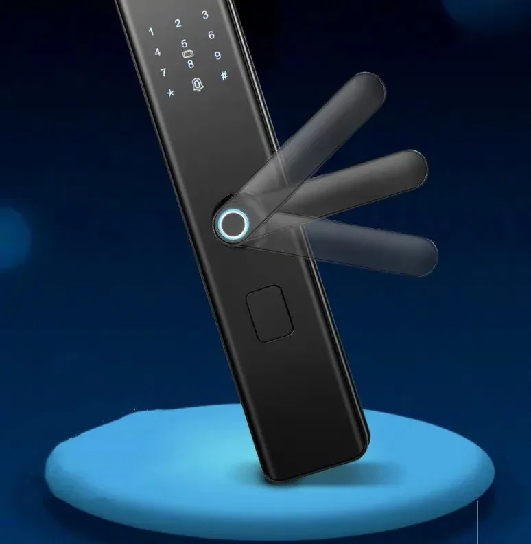 Unlock Fingerprint Lock, Smart Door Lock, Semi-automatic Fingerprint Lock,