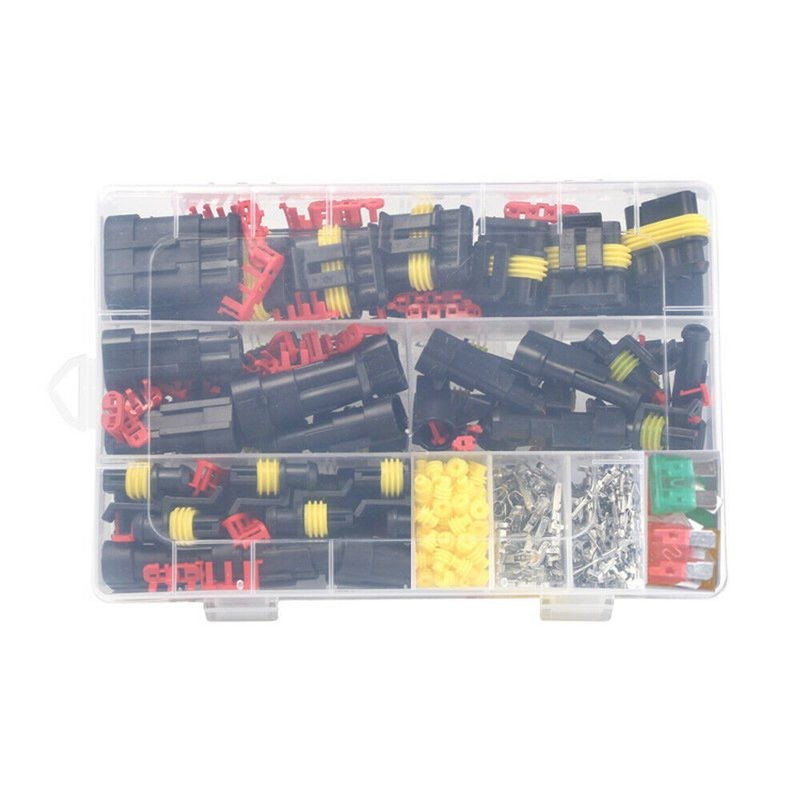 12V Waterproof Car Electrical Wire Connectors Terminals Assortment Kit